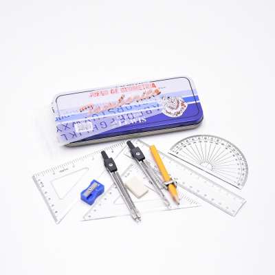 11 PCS School Geometry Set compass and divider,stationery goods